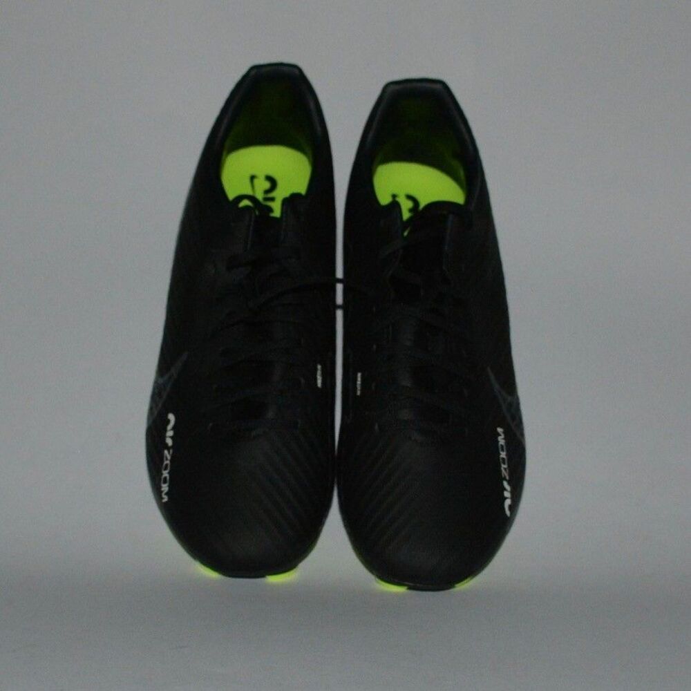 Nike Mercurial Vapor 15 Academy FG/MG Size 7.5 Black Grey Volt DJ5631-001 Cleat - Picture 5 of 7